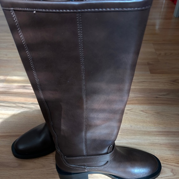 Zara TALL BIKER BOOTS - Picture 3 of 4